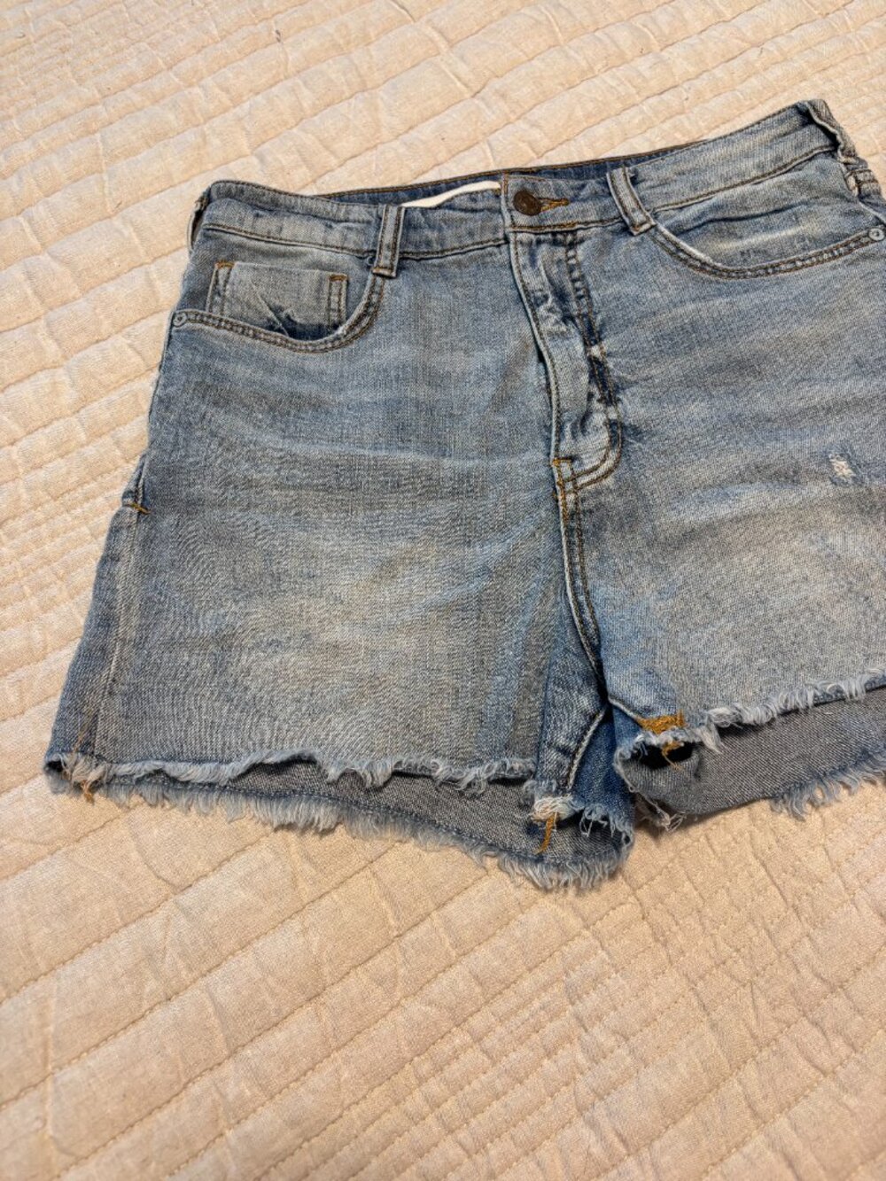Anthropologie Pilcro High-Rise Denim Shorts, Size 27 - Picture 9 of 14